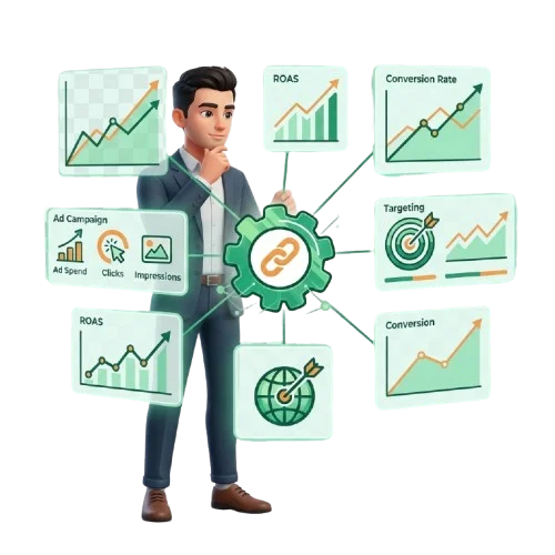 خبير تسويق رقمي يدير حملات إعلانات جوجل ويحلل أداء الإعلانات